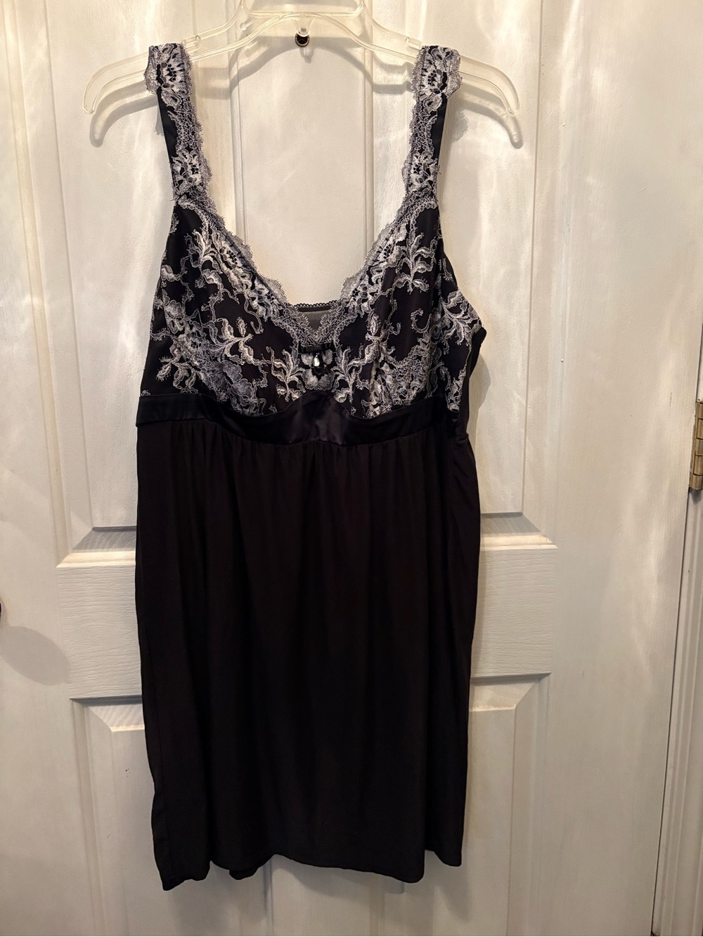 Soma White and Black Lace Lingerie
